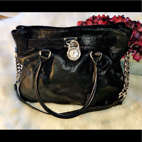 MICHAEL KORS Large Black Hamilton Bag - Picture 4 of 8